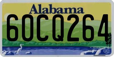 AL license plate 60CQ264