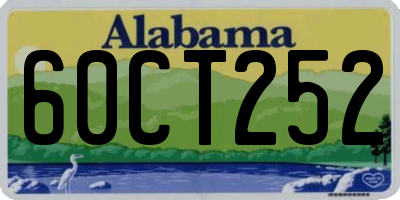 AL license plate 60CT252