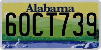 AL license plate 60CT739