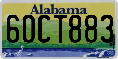 AL license plate 60CT883