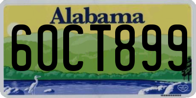 AL license plate 60CT899