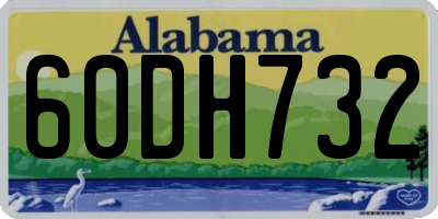AL license plate 60DH732