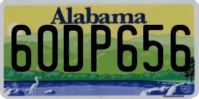 AL license plate 60DP656