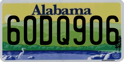 AL license plate 60DQ906