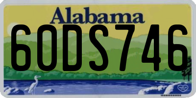 AL license plate 60DS746