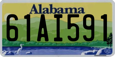 AL license plate 61AI591