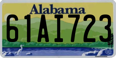 AL license plate 61AI723