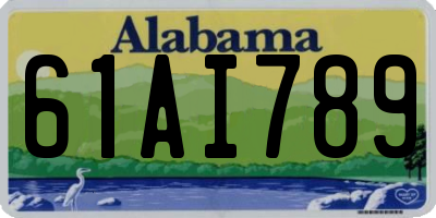AL license plate 61AI789