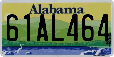 AL license plate 61AL464