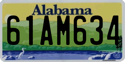 AL license plate 61AM634