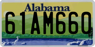 AL license plate 61AM660