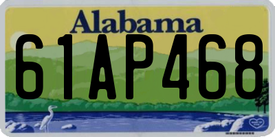 AL license plate 61AP468
