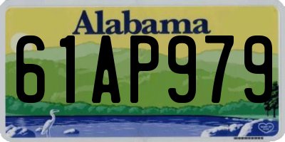 AL license plate 61AP979