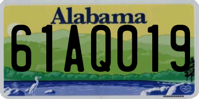AL license plate 61AQ019