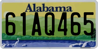 AL license plate 61AQ465