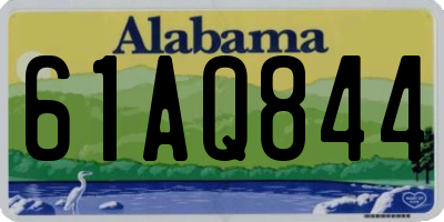AL license plate 61AQ844