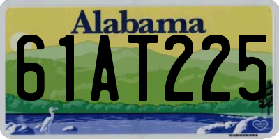 AL license plate 61AT225