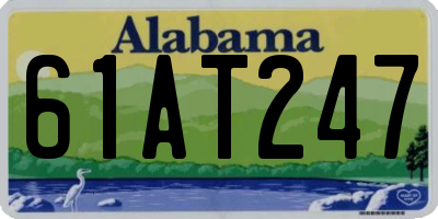 AL license plate 61AT247