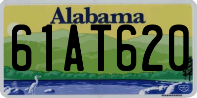 AL license plate 61AT620