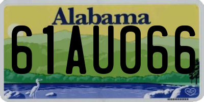 AL license plate 61AU066
