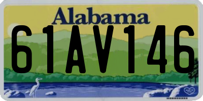 AL license plate 61AV146