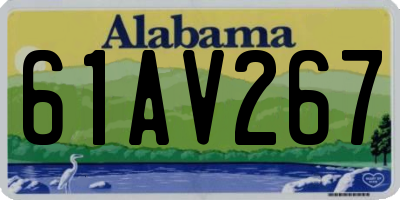 AL license plate 61AV267