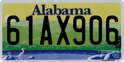 AL license plate 61AX906