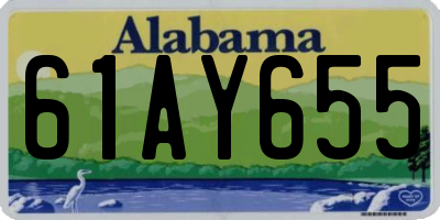 AL license plate 61AY655