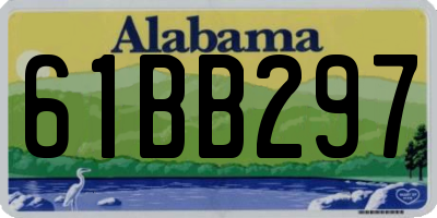 AL license plate 61BB297