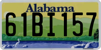 AL license plate 61BI157