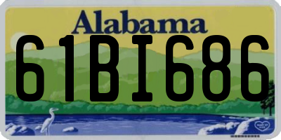 AL license plate 61BI686