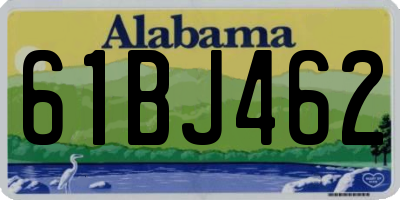 AL license plate 61BJ462