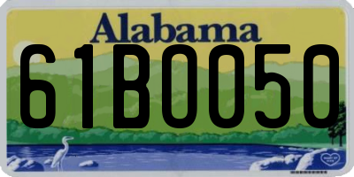 AL license plate 61BO050