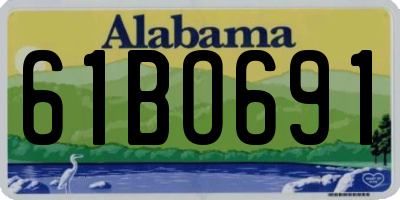 AL license plate 61BO691