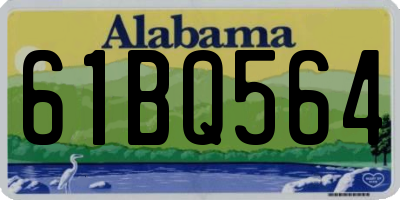 AL license plate 61BQ564