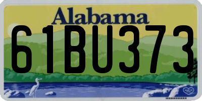 AL license plate 61BU373