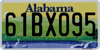 AL license plate 61BX095
