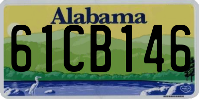 AL license plate 61CB146