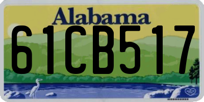 AL license plate 61CB517