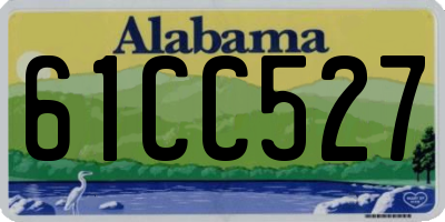 AL license plate 61CC527