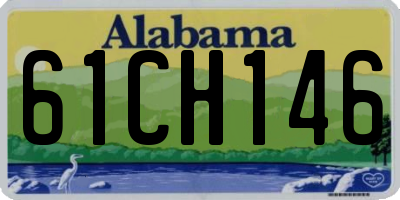 AL license plate 61CH146
