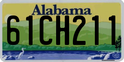 AL license plate 61CH211