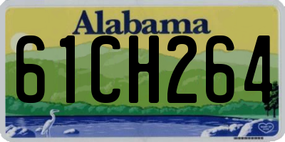 AL license plate 61CH264