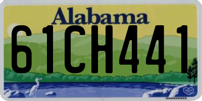 AL license plate 61CH441