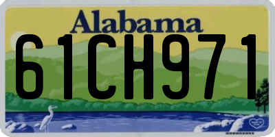 AL license plate 61CH971