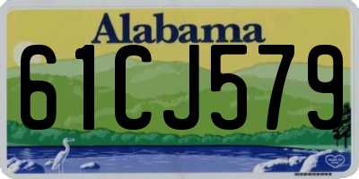 AL license plate 61CJ579