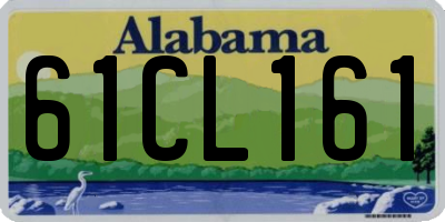 AL license plate 61CL161