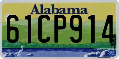 AL license plate 61CP914