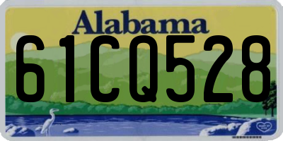 AL license plate 61CQ528