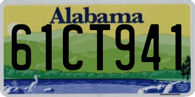 AL license plate 61CT941
